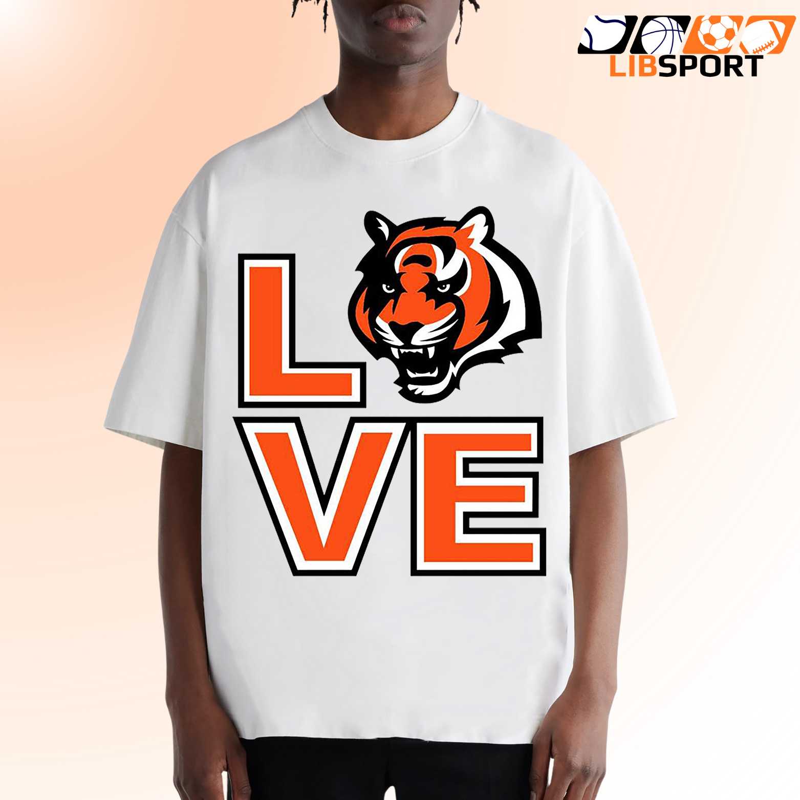 Cincinnati Bengals Love T Shirt, Nfl Streetwear Tee, Unisex Game Day Shirt